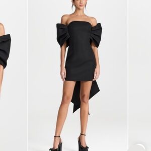 Elliatt Black Off-Shoulder Mini Dress